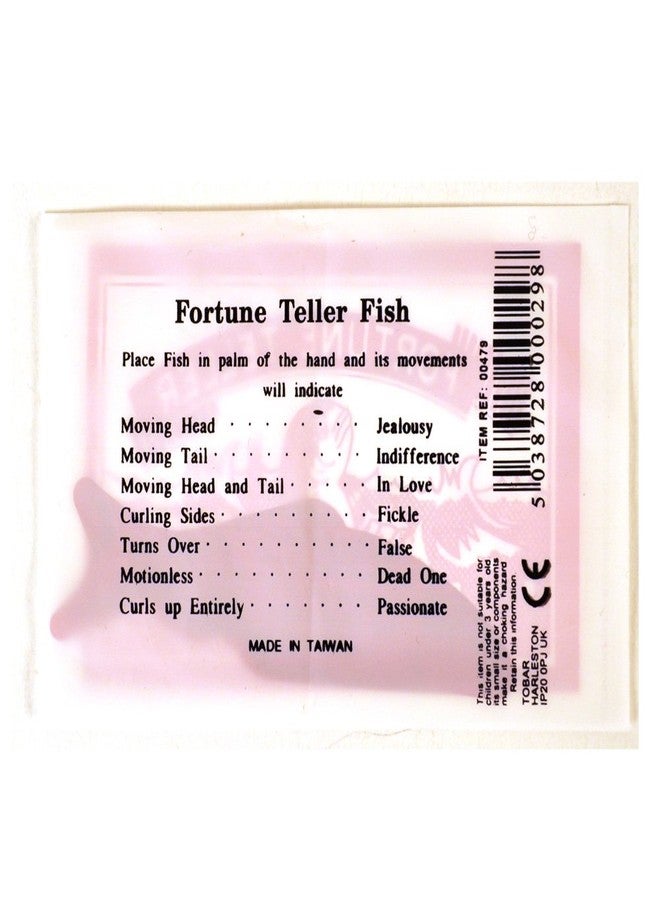 Tobar Classic Fortune Teller Curling Fish Curls In Palm Toy Predicts Future - Image 3